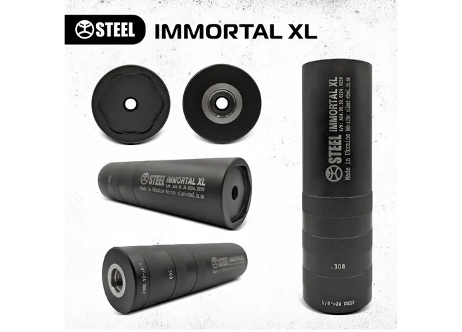Саундмодератор Steel IMMORTAL XL .308 5/28x24 Фото 2